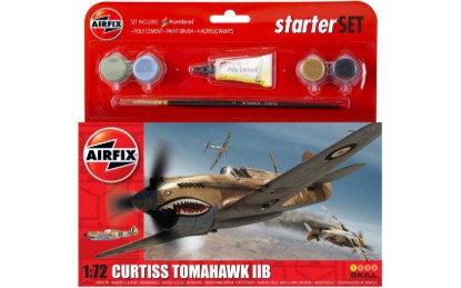 Immagine di CURTISS TOMAHAWK II B STARTER SET KIT 1:72