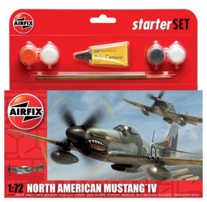 Immagine di P-51D MUSTANG STARTER SET KIT 1:72