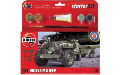 Immagine di WILLYS MB JEEP STARTER SET KIT 1:72