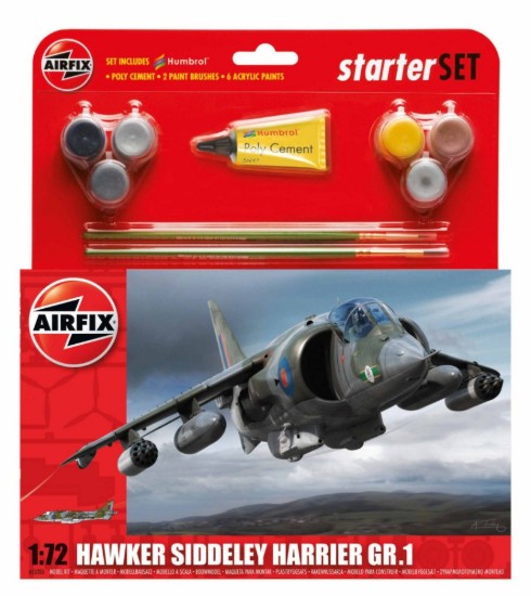 Immagine di HAWKER HARRIER GR1 STARTER SET KIT 1:72