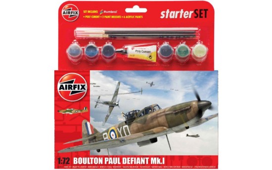 Immagine di STARTER SET BOULTON PAUL DEFIANT MK.I  KIT 1:72