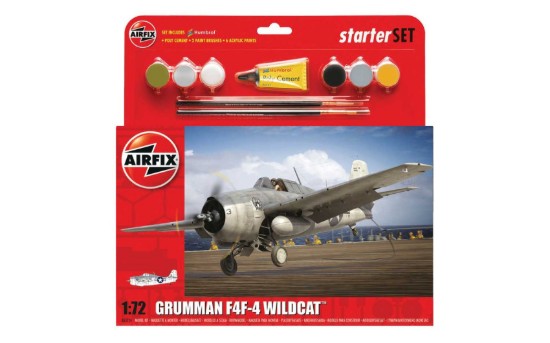 Immagine di STARTER SET GRUMMAN WILDCAT F4 KIT 1:72