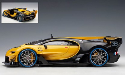 Immagine di BUGATTI VISION GT 2015 YELLOW 1:18