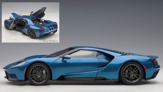 Immagine di FORD GT 2017 LIQUID BLUE 1:18