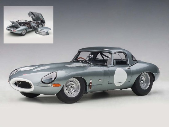 Immagine di JAGUAR LIGHTWEIGHT E-TYPE 2015 SILVER 1:18