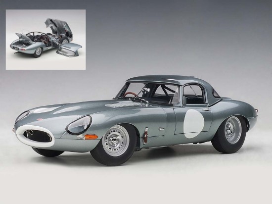 Immagine di JAGUAR LIGHTWEIGHT E-TYPE 2015 SILVER 1:18
