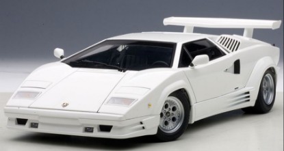 Immagine di LAMBORGHINI COUNTACH 1990 VERSIONE 25mo ANNIVERSARIO BIANCO 1:18