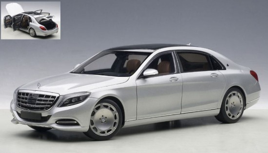 Immagine di MERCEDES MAYBACH S-KLASSE (S600) 2016 ARGENTO 1:18