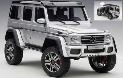 Immagine di MERCEDES G500 4x4-2 2016 SILVER 1:18