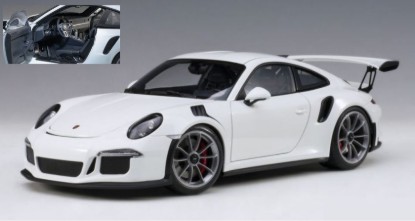Immagine di PORSCHE 911 (991) GT3 RS 2016 WHITE 1:18