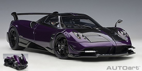 Immagine di PAGANI HUAYRA BC 2016 VIOLET/CARBON 1:18