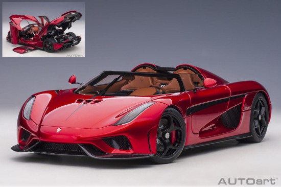 Immagine di KOENIGSEGG REGERA 2016 CANDY RED 1:18