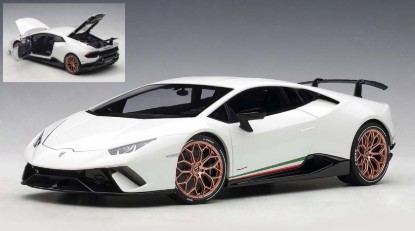 Immagine di LAMBORGHINI HURACAN PERFORMANTE 2017 WHITE 1:18