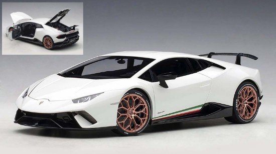 Immagine di LAMBORGHINI HURACAN PERFORMANTE 2017 WHITE 1:18