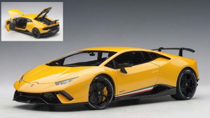 Immagine di LAMBORGHINI HURACAN PERFORMANTE 2017 YELLOW 1:18