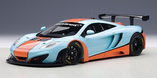 Immagine di MC LAREN 12C GT3 AZZURRO/ARANCIONE 1:18