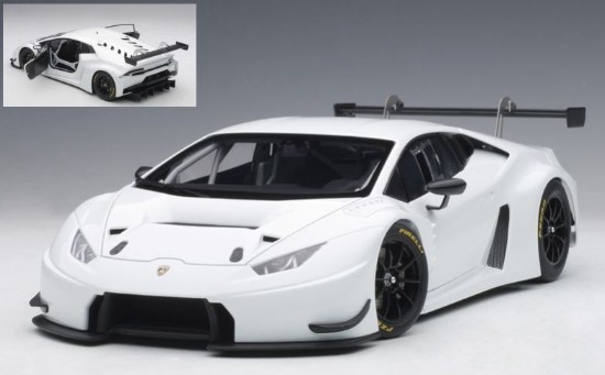 Immagine di LAMBORGHINI HURACAN GT3 2015 BIANCO ISIS/WHITE 1:18