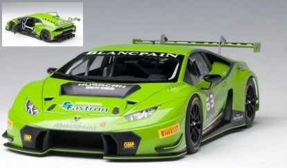 Immagine di LAMBORGHINI HURACAN GT3 N.63 2015 VERDE MANTIS 1:18