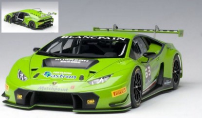 Immagine di LAMBORGHINI HURACAN GT3 N.63 2015 VERDE MANTIS 1:18