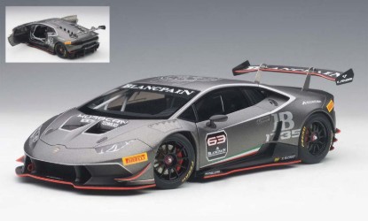 Immagine di LAMBORGHINI HURACAN N.63 SUPER TROFEO 2015 GRIGIO TITAN 1:18