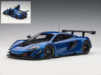 Immagine di MC LAREN 650S GT3 BLUE/BLACK 1:18