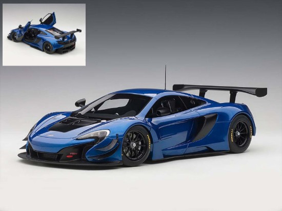 Immagine di MC LAREN 650S GT3 BLUE/BLACK 1:18