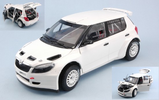 Immagine di SKODA FABIA II FL S2000 2010 GRAVEL WHEEL WHITE 1:18