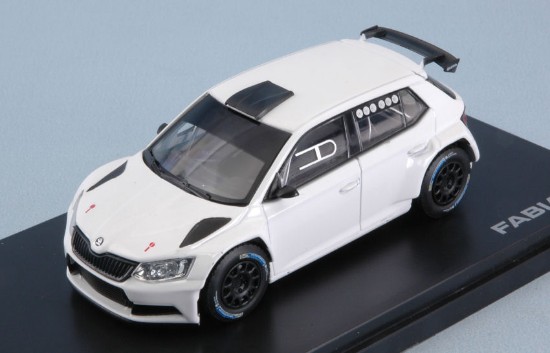 Immagine di SKODA FABIA III R5 (2015) WHITE OFF ROAD WHEELS 1:43