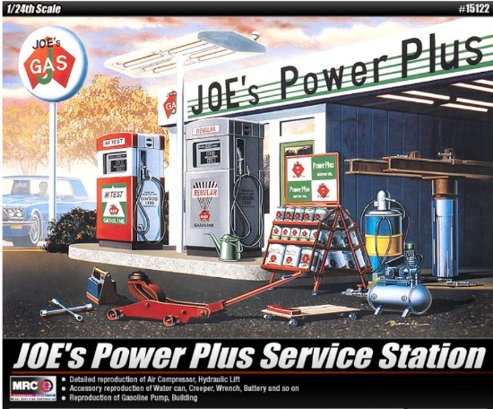 Immagine di JOE'S POWER PLUS GAS SERVICE STATION KIT 1:24