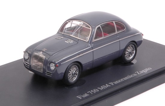 Immagine di FIAT 750 PANORAMICA ZAGATO 1949 GREY 1:43
