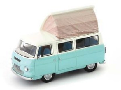 Immagine di COMMER DORMOBILE COASTER 1972 PASTEL LIGHT BLUE/CREAM 1:43