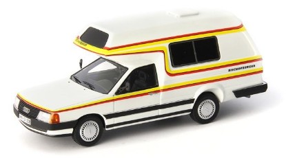 Immagine di AUDI 100 TYP 44 BISCHOFBERGER (CAMPER) 1985 WHITE 1:43