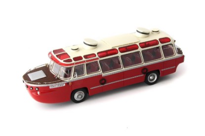 Immagine di MERCEDES OP312 VAN ROOIJEN 1958 RED/CREAM 1:43
