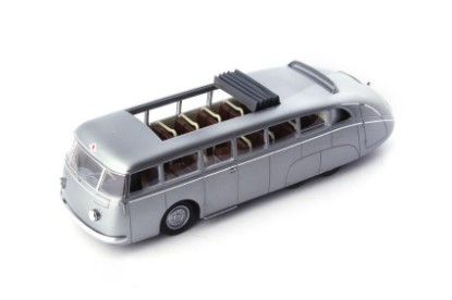 Immagine di SKODA 532 AUTOBAHNBUS 1938 MET.SILVER 1:43