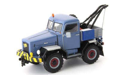 Immagine di KRAMER U800 ALLRAD ABSCHLEPP-LKW PASTEL 1959 BLUE/GREY 1:43