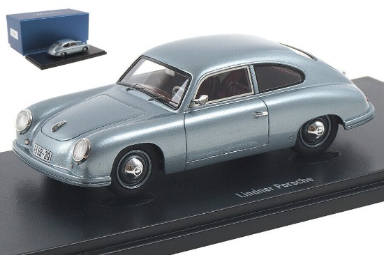 Immagine di LINDNER PORSCHE 1953 LIGHT SILVERBLUE ED.LIM.333 1:43