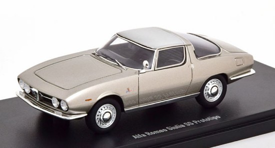 Immagine di ALFA ROMEO GIULIA SS PROTOTIPO BERTONE 1965 SILVERGOLD 1:43