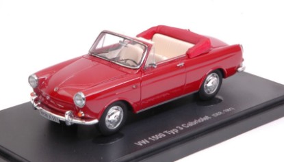 Immagine di VW 1500 TYPE 3 CONVERTIBLE 1961 RED 1:43