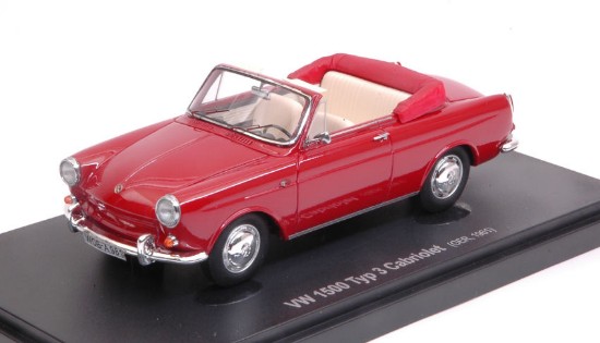 Immagine di VW 1500 TYPE 3 CONVERTIBLE 1961 RED 1:43