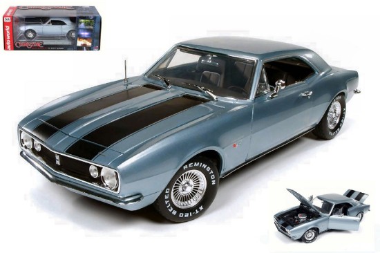 Immagine di CHEVROLET CAMARO 1967 (CHRISTINE) LIGHT SILVERBLUE 1:18