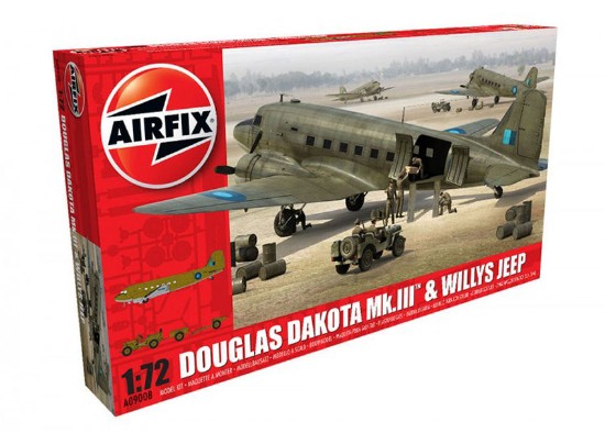 Immagine di DOUGLAS DAKOTA Mk.III & WILLYSJEEP KIT 1:72