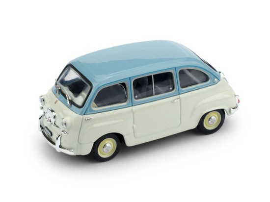 Immagine di FIAT 600 MULTIPLA 1a SERIE 1956 AZZURRO CENERE-GRIGIO CHIARO 1:43