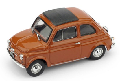 Immagine di FIAT 500F CHIUSA 1965-1972 ROSSO CORALLO CHIARO INTERNO NERO 1:43
