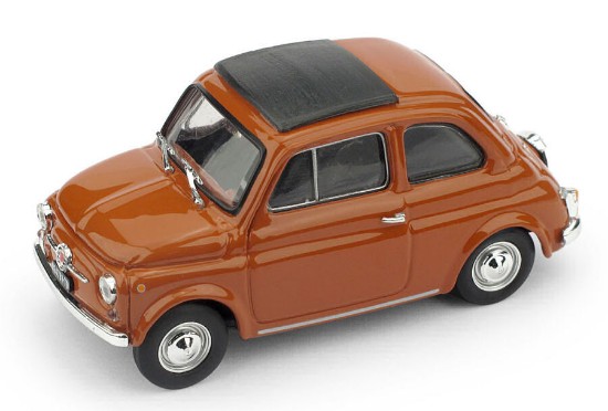 Immagine di FIAT 500F CHIUSA 1965-1972 ROSSO CORALLO CHIARO INTERNO NERO 1:43