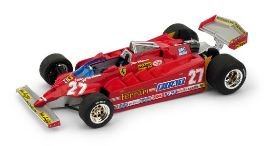 Immagine di FERRARI 126 CK GILLES VILLENEUVE 1981 N.27 PROVE USA GP  1:43