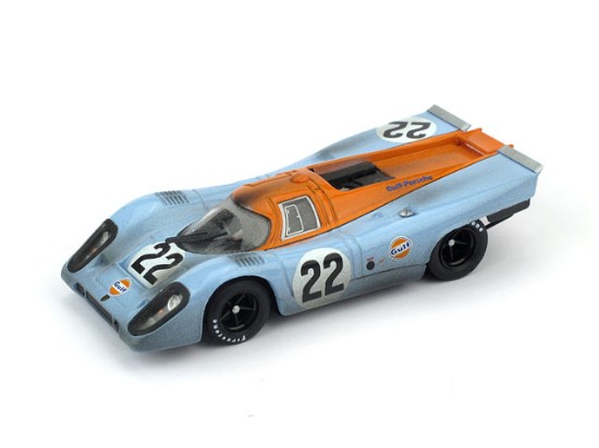 Immagine di PORSCHE 917K N.22 ACCIDENT LM 1970 M.HAIWOOD-D.HOBBS RACED+PILOTA 1:43