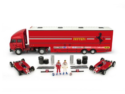 Immagine di FIAT IVECO 190 SCUD.FERRARI GP ITALIA 1982+126C2 TAMBAY E ANDRETTI 1:43