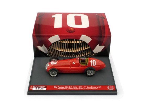 Immagine di ALFA ROMEO 158 N.FARINA 1950 N.10 WINNER ITALY GP UPD LIM.70 PCS 1:43