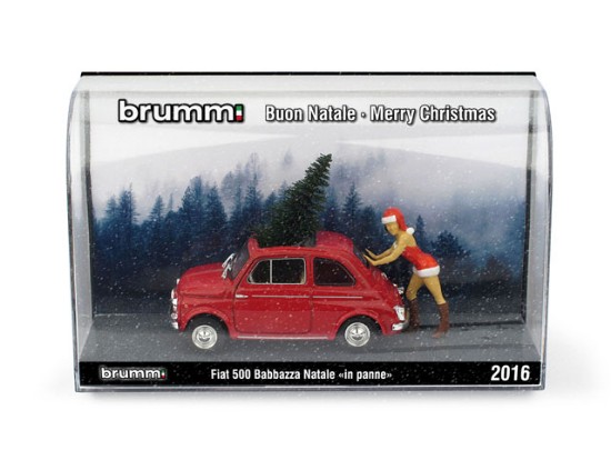 Immagine di FIAT 500 F BABBAZZA NATALA IN PANNE (NATALE 2016) LIM.Pz.500 1:43