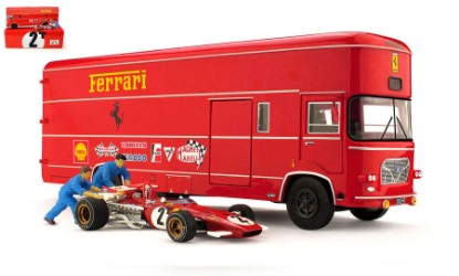 Immagine di TRANSPORTER SET OM 160 ROLFO + 1 FERRARI 312B T-CAR 1970 ED.LIM.1:43